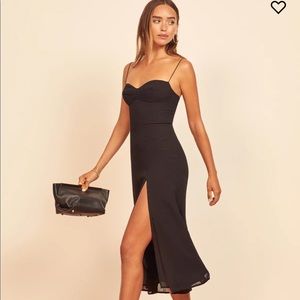 Reformation Juliette Dress Black 4 (2, 0)